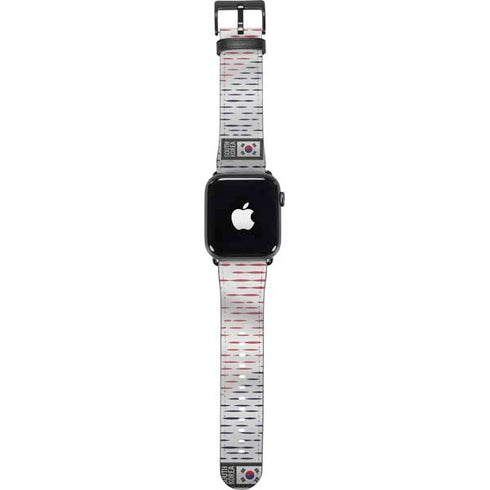 South Korea Soccer Flag Apple Watch Band 42-44mm